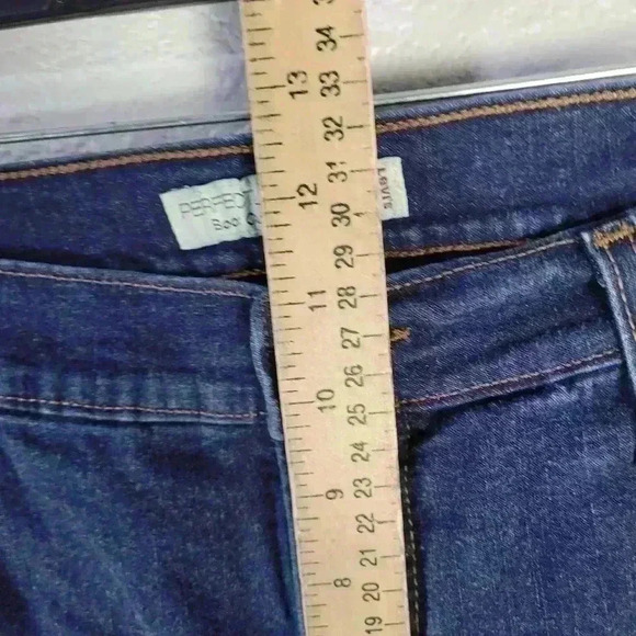 Levi's 512 Womens Dark Wash High Rise Perfectly Slimming Boot Cut Jeans 14 Med - Picture 12 of 13